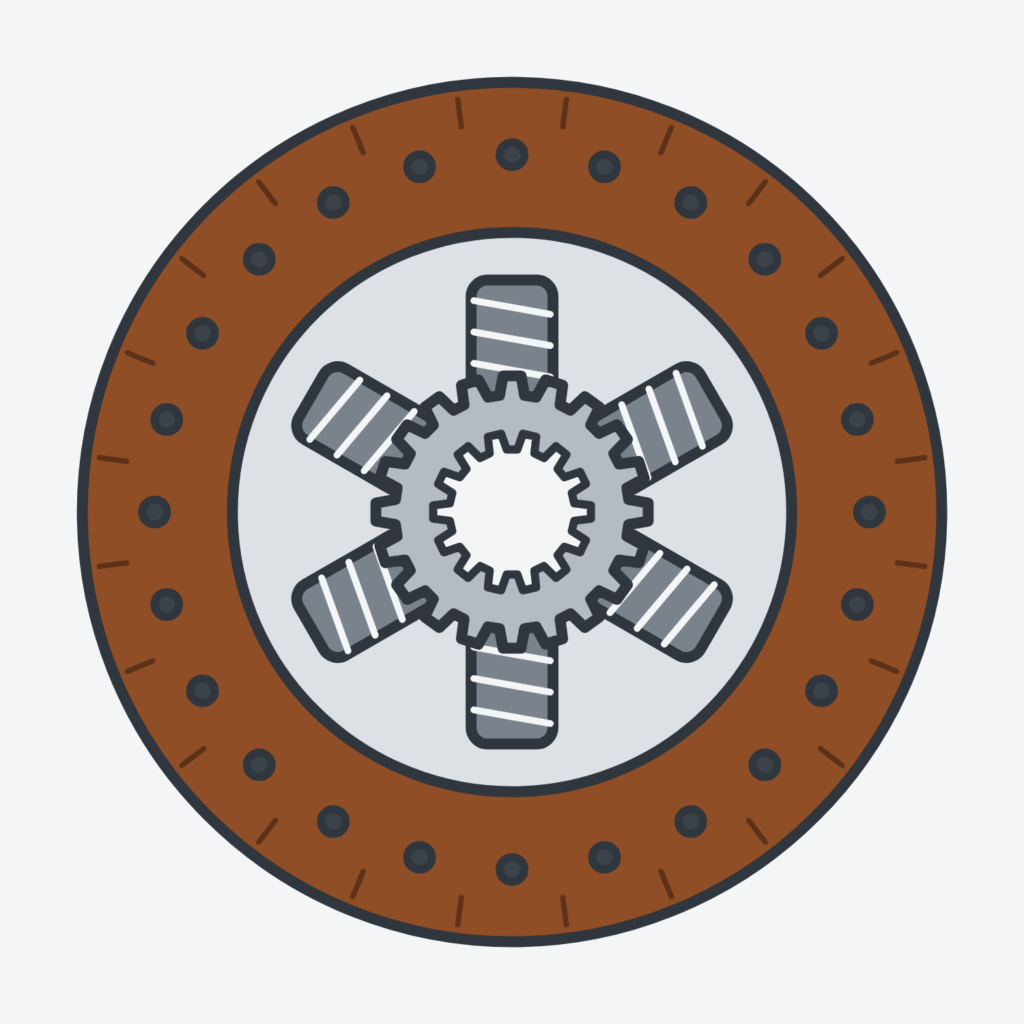 LuK torsion damper (clutch), compatible with ZETOR 98023901 — part type illustration