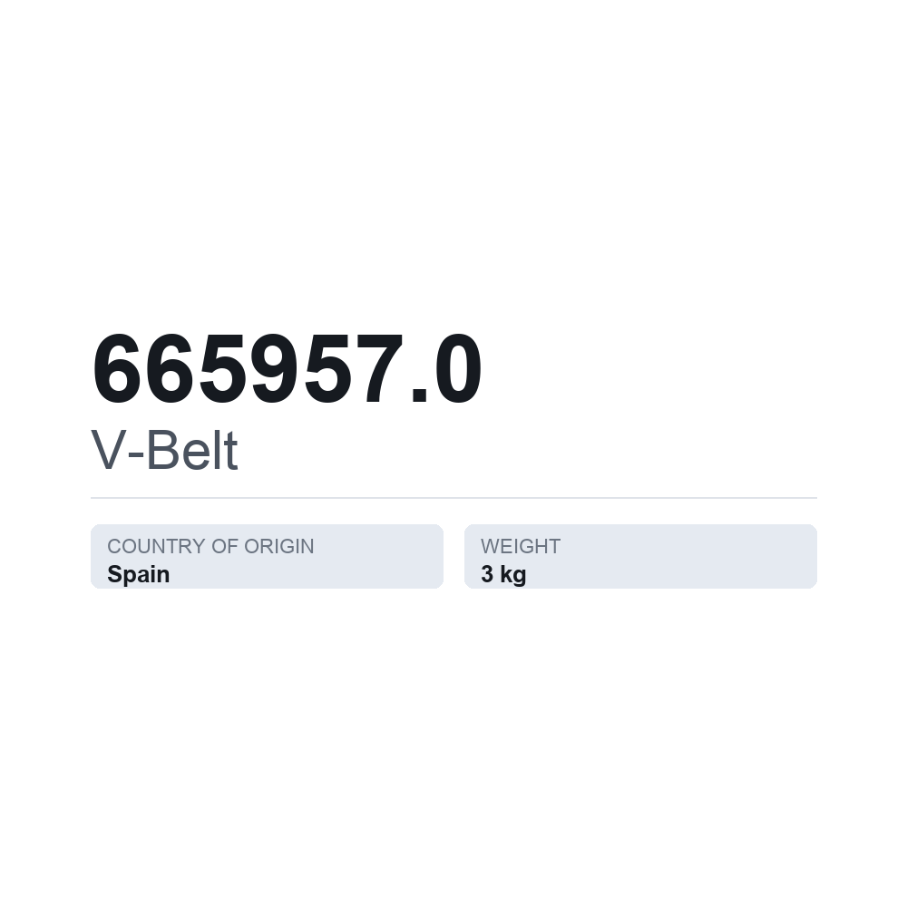 Kiilahihna 665957.0 — tekninen tietokortti