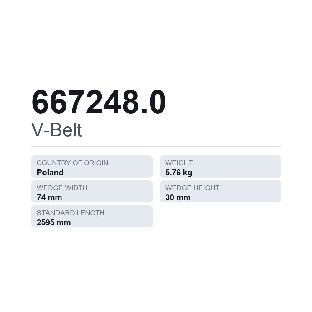 Kiilahihna 667248.0 — tekninen tietokortti